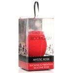 Mystic Rose Sucking and Vibrating Silicone Rose - Red - Image 7