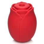 Mystic Rose Sucking and Vibrating Silicone Rose - Red - Image 8