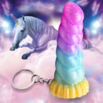 Mystique Unicorn Keychain – Pastel Silicone - Image 5