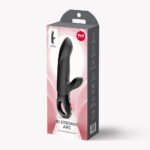 Bi Stronic Arc Rechargeable Dual-Stimulation Vibrator – Black - Image 2