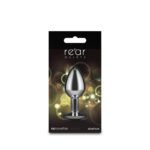 Rear Assets Silver Small Anal Plug – Yellow Gem - Image 2