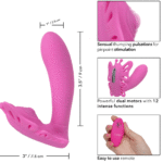 Venus Butterfly Silicone Remote Pulsating Venus G - Pink