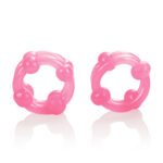 Island Rings Double Stacker Cock Ring – Pink - Image 7