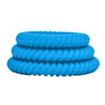 Ram Ultra Cocksweller Three-Ring Cock Ring Set – Blue - Image 2