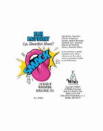 Smack Lickable Massage Oil, 3ml Pouch Display 36pc - Blue Raspberry - Image 2