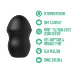 URSELF Fortify Platinum-Cured Liquid Silicone Stroker – Black - Image 4