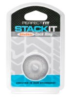 Stackit Clear Silicone Cock Ring - Image 5