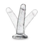 Naturally Yours - 5.5 Inch Glitter Dong - Sparkling Clear - Image 9