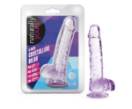 Naturally Yours - 6 Inch Crystalline Dildo - Amethyst - Image 6