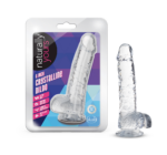 Naturally Yours 6 Inch Crystalline Dildo – Clear - Image 6