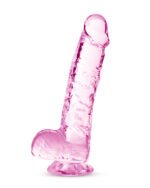 Naturally Yours 6 Inch Crystalline Dildo – Rose - Image 2