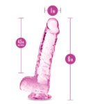 Naturally Yours 6 Inch Crystalline Dildo – Rose - Image 5