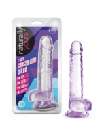 Naturally Yours - 7 Inch Crystalline Dildo - Amethhyst - Image 6