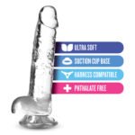 Naturally Yours - 7 Inch Crystalline Dildo - Diamond - Image 3