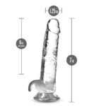 Naturally Yours - 7 Inch Crystalline Dildo - Diamond - Image 4