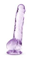 Naturally Yours - 8 Inch Crystalline Dildo - Amethyst - Image 2