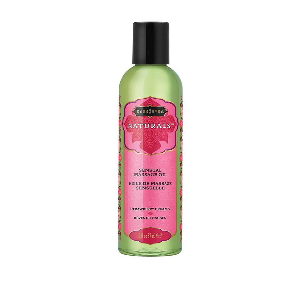naturals-massage-oil-strawberry-dreams-2-fl-oz-59-ml Naturals Massage Oil - Strawberry Dreams - 2 Fl Oz (59 ml) - Image 1