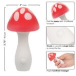 Naughty Bits Muff Shroom Playful Massager - Red - Image 2