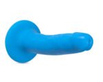 Neo Elite - 6 Inch Dual Density Cock - Neon Blue - Image 3