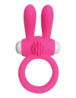 Neon Rabbit Ring Vibrating Cock Ring – Pink