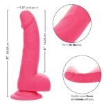Neon Silicone Studs 6 Inch - Pink - Image 4