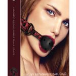 Breathable Luxury Ball Gag - Burgundy