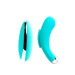 Niki Rechargeable Flexible Magnetic Panty Vibrator – Turquoise - Image 2
