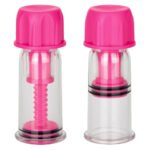 Nipple Play Vacuum Twist Suckers - Pink - Image 3