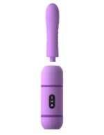 Fantasy for Her Love Thrust-Her USB Rechargeable Thrusting Vibrator – Purple