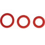Ram Ultra Cocksweller Red Silicone Cock Ring Set – 3 Rings - Image 3