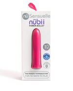 Nu Sensuelle Nubii Suvi Rechargeable Vibrating Bullet – Pink