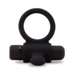 Nu Sensuelle Silicone Bullet Ring - Black - Image 2