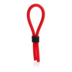 Silicone Stud Lasso Cock Ring – Red - Image 4
