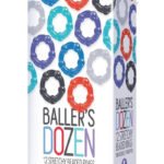 The 9's - Baller Dozen Beaded - 12 Pc Cock Ring Set