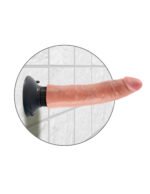 King Cock 7-Inch Vibrating Cock - Light - Image 3