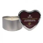 Hemp Seed 3-in-1 Valentines Day Candle - Aphrodite's Aphrodisiac 4 Oz