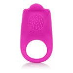 Silicone Rechargeable Vibrating Cock Ring – Pink - Image 5