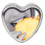 Edible Heart Candle - Pineapple - 4oz