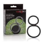 Double Helix Trim-to-Fit Quick Release Cock Ring – Black - Image 3