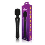 Obsession Wand Massager – Black, USB Rechargeable, Silicone Head - Image 5