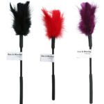 Sex and Mischief Feather Ticklers - 18 Piece Display - Assorted Colors