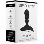 Caine Anal Vibrator - Black