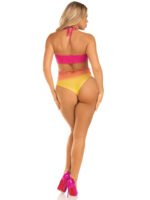 Ombre Halter Bodysuit – Sunset – One Size - Image 5