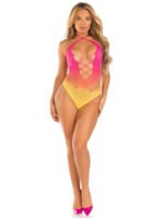 Ombre Halter Bodysuit – Sunset – One Size - Image 6