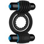 Optimale Vibrating Double C Ring - Black