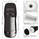 Optimum Power Pulsar Rechargeable Vibrating Stroker – Black - Image 5