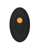 Orange Dream Remote-Controlled Vibrating Beaded Vibrator – Clear with Orange Bullet - Image 2