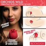 Orchids Wild Vibrating Pinpoint Rose Tickler - Red - Image 3