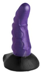Orion Invader Veiny Space Alien Silicone Dildo - Purple - Image 5