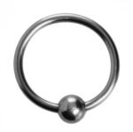 Ornata Steel Ball Head Ring - Image 2